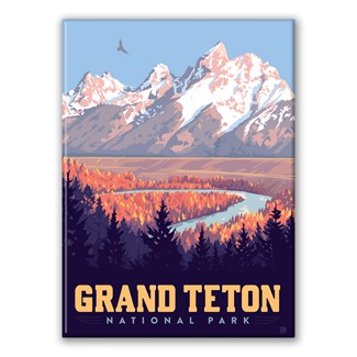 Grand Teton NP Snake River Valley Magnet