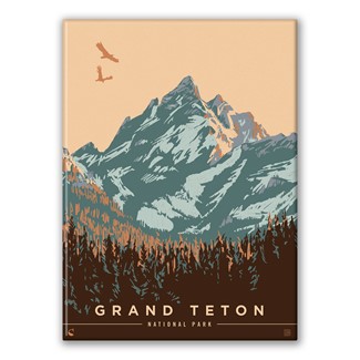 Grand Teton NP Morning Glory Magnet