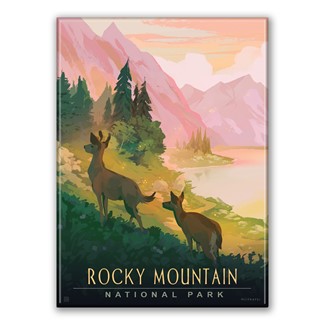 Rocky Mountain NP Deer Magnet