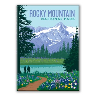 Rocky Mountain NP Wildflowers Magnet