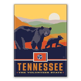 TN State Pride Black Bears Magnet