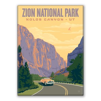 Zion NP Kolob Canyon Magnet