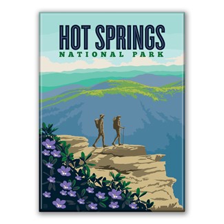 Hot Springs Hikers Magnet