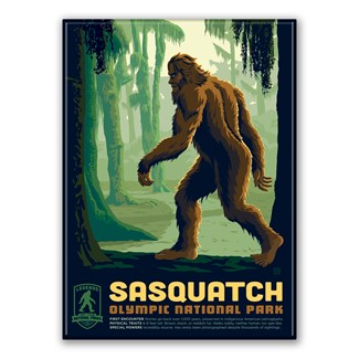 Olympic Sasquatch Magnet