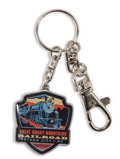 Great Smoky Mountain Railway Pewter Key Ring