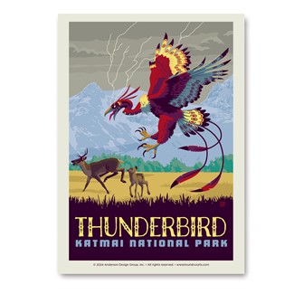 Katmai NP Thunderbird Vert Sticker