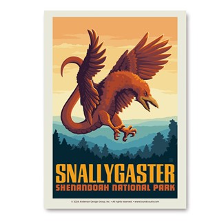 Shenandoah NP Snallygaster Vert Sticker