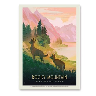 Rocky Mountain NP Deer Vert Sticker