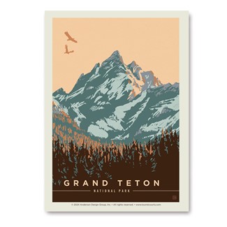 Grand Teton NP Morning Glory Vert Sticker