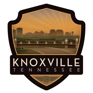 Knoxville Skyline Emblem Sticker