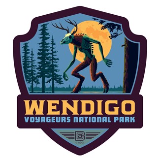 Voyageurs NP The Wendigo Emblem Sticker