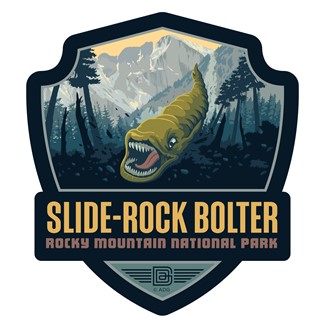 RMNP Slide Rock Bolter Emblem Sticker