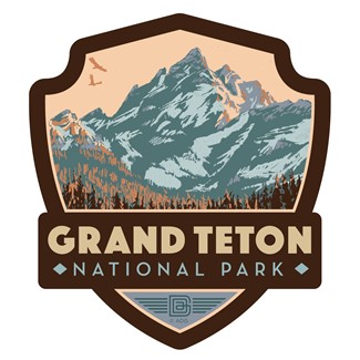 Grand Teton NP Morning Glory Emblem Sticker