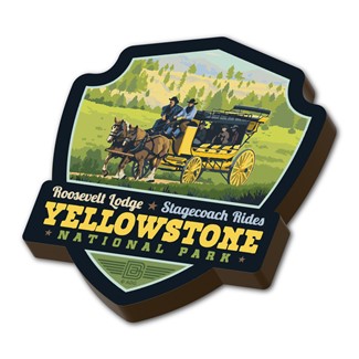 Yellowstone NP Stagecoach Adventure Emblem WM
