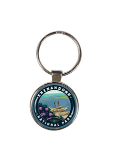 Shenandoah NP Hawksbill Mountain Dome Key Ring