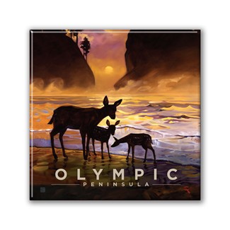 Olympic NP Magical Moment Square Magnet