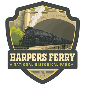 Harpers Ferry Train Emblem Sticker