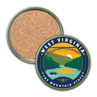 West Virginia State Pride Circle Coaster