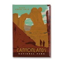 Canyonlands NP Angel Arch Metal Magnet