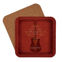 Branson Red Guitar Coaster