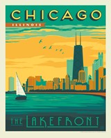 Chicago Lakefront 8"x10" Print