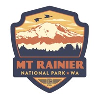 Mt. Rainier NP Emblem Sticker