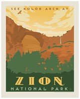 Zion Kolob 8"x10" Print