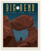 Big Bend NP Balanced Rock 8" x 10" Print