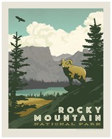 Rocky Mountain 8"x10" Print