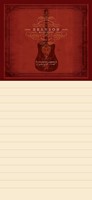 Branson Red Guitar List Pad