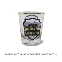 Grand Teton Bear Emblem Shot Glass