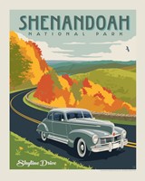 Shenandoah Skyline Drive 8" X 10" Print