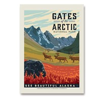 Gates of the Arctic NP Vertical Sticker