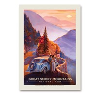 Great Smoky Sunset Vertical Sticker