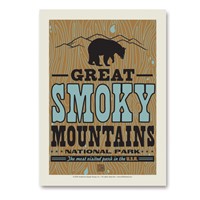 Great Smoky Print Shop Vertical Sticker