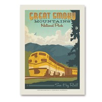 Great Smoky Train Vertical Sticker