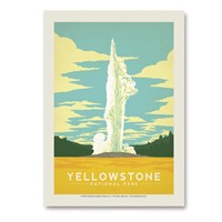 Yellowstone Old Faithful Vertical Sticker