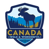 Canada Moose Emblem Sticker