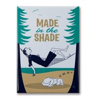 Lake Made In Shade Metal Magnet