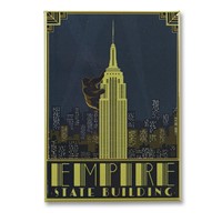 Empire State Building Metal Magnet