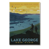 Lake George, NY Metal Magnet