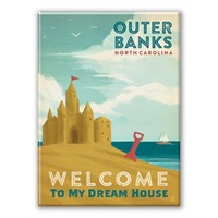 Outer Banks My Dream House Metal Magnet