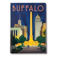 Buffalo, NY Metal Magnet
