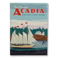 Acadia NP Bass Harbor Head Magnet
