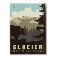 Glacier NP Bear Magnet