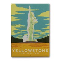 Yellowstone NP Old Faithful Magnet