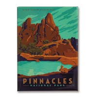 Pinnacles Metal Magnet