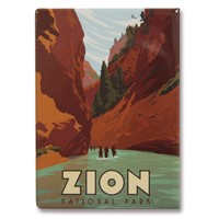 Zion Narrows Metal Magnet