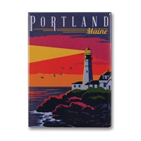 Portland, ME Metal Magnet