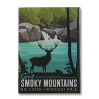 Great Smoky Big Creek Metal Magnet